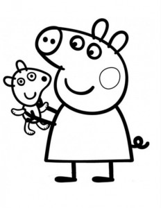 immagine da colorare peppa pig018